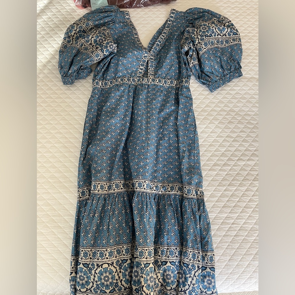 Sea New York Puff Sleeve Dress